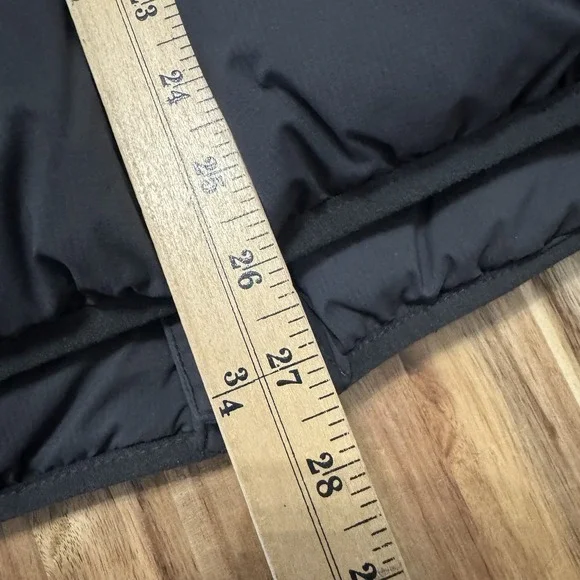 Filson Featherweight Down Jacket Mens 2XL Black Gray Puffer Full Zip Hooded *